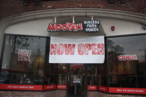 MOOYAH Burgers, Fries and Shakes opened on Palmer Avenue in Larchmont on Monday, April 18. The franchise currently has 93 operating locations around the world. Photo/James Pero