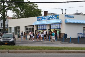 Village of Mamaroneck residents and members of the Board of Trustees are in an uproar following traffic and noise problems created by an ice cream shop that may have skirted village planning procedure. 
Photo/Andrew Dapolite