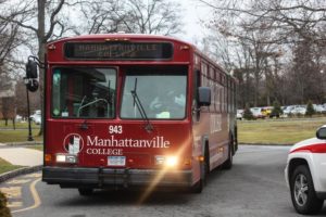 Manhattanville College’s administration is contemplating reintroducing its former bus schedule, which included later pickups on weekends, following the death of junior Robby Schartner on Oct. 9. Photo courtesy Karina Cordova