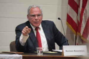 Village of Mamaroneck Mayor Norman Rosenblum, a Republican, will take legal action against some of his Democratic colleagues on the Board of Trustees in an attempt to buck an upcoming referendum aimed at altering his powers. File photo
