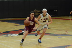 Gina Nuvoloni dribbles past an Eastchester defender last season. Photo/Mike Smith