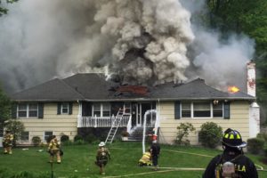 According to West Harrison Fire Chief Frank Forgione, the Glen Park Road house quickly filled with smoke forcing the homeowners and their two dogs to evacuate immediately. Photo courtesy David Raizen