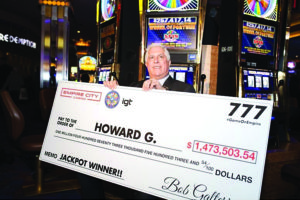 Howard Gershowitz hit for nearly $1.5 million at Empire City in 2015.
Photo courtesy Empire City Casino