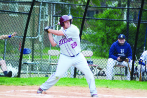 Mike Arlotta starts his swing against Eastchester on May 20. Arlotta hit a team-high five home runs this year.