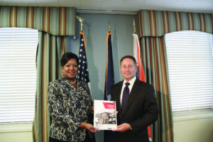 Dr. Belinda S. Miles, president of Westchester Community College, and County Executive Rob Astorino.
Contributed photo