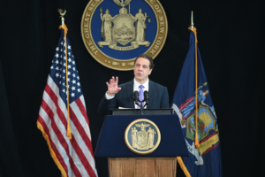 Gov. Andrew Cuomo is pushing a plan to construct a tunnel from Long Island to either Westchester or Connecticut, after the state Department of Transportation released its final analysis on the proposal’s feasibility. Photo courtesy Cuomo’s office