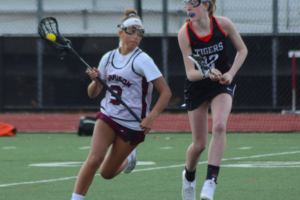 Brie Losito scored her 100th career goal on April 4.