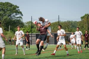 Harrison and Rye battle on Sept. 6 at the Rye Nursery Field.